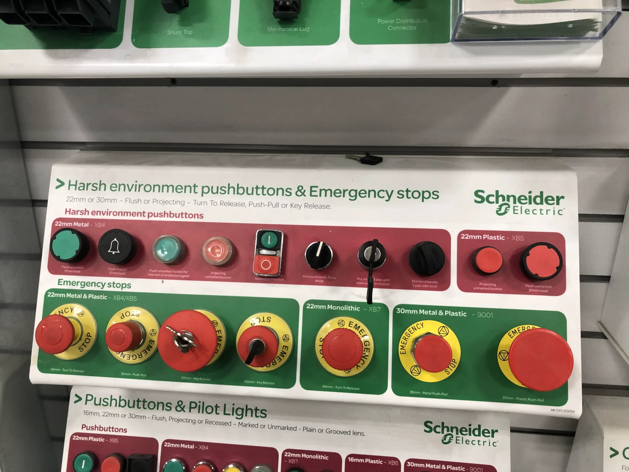 Schneider Electric Harsh Environment Pushbuttons and Emergency Stops Metal Plastic LiORA Electric Manitoba Electrical Contractor