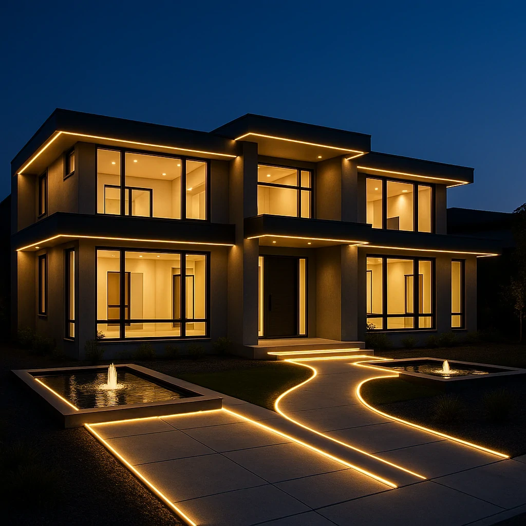 AI House of the Future Now Artifical Intelligence Modern Lighting Design LiORA Electric Manitoba Electrician